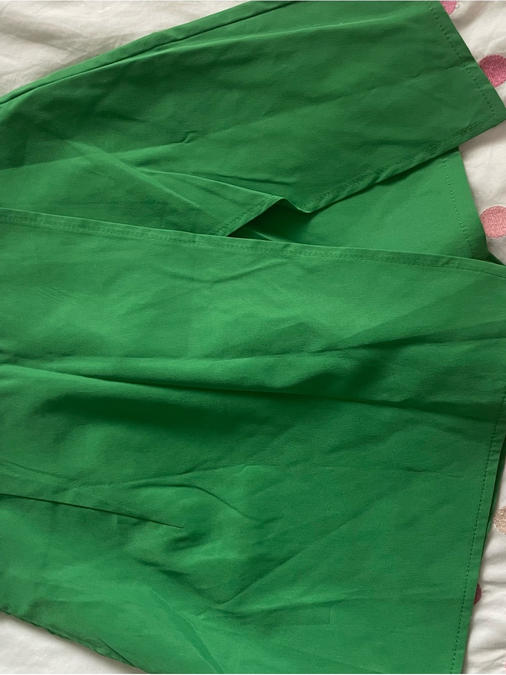 Zara Green Women's Flat Front Shorts